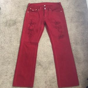 Distressed True Religion Jeans